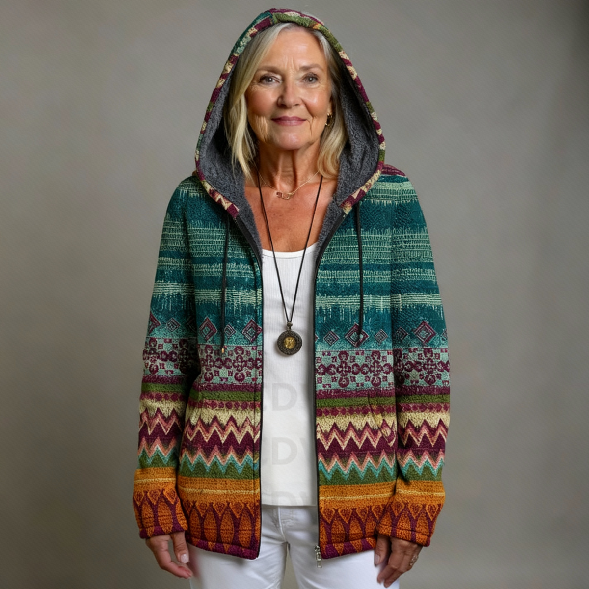 JEDDA | CARDIGAN LUSSUOSO D'ISPIRAZIONE ARTISTICA