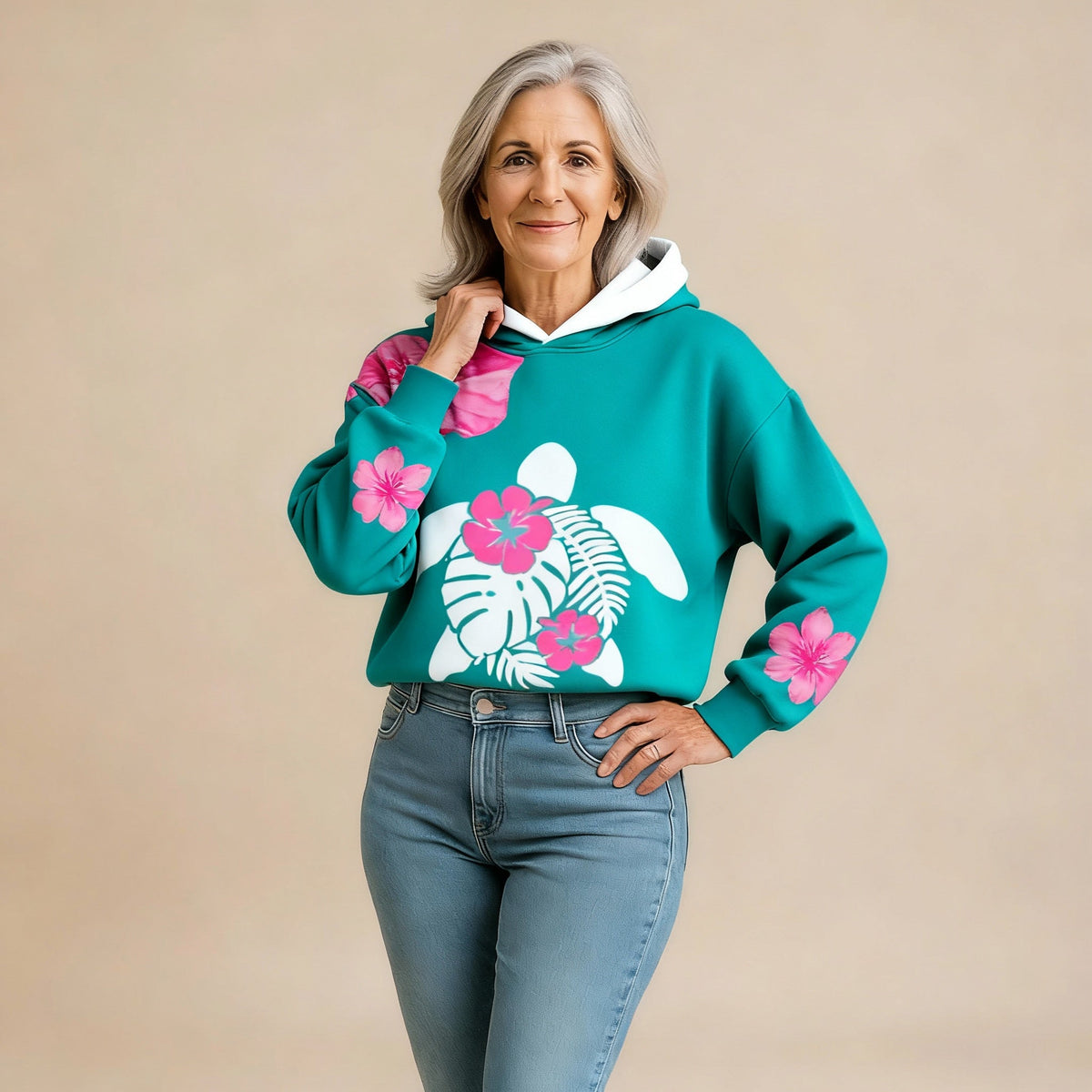 DIANE | FELPA CON CAPPUCCIO SIGNATURE COMFORT