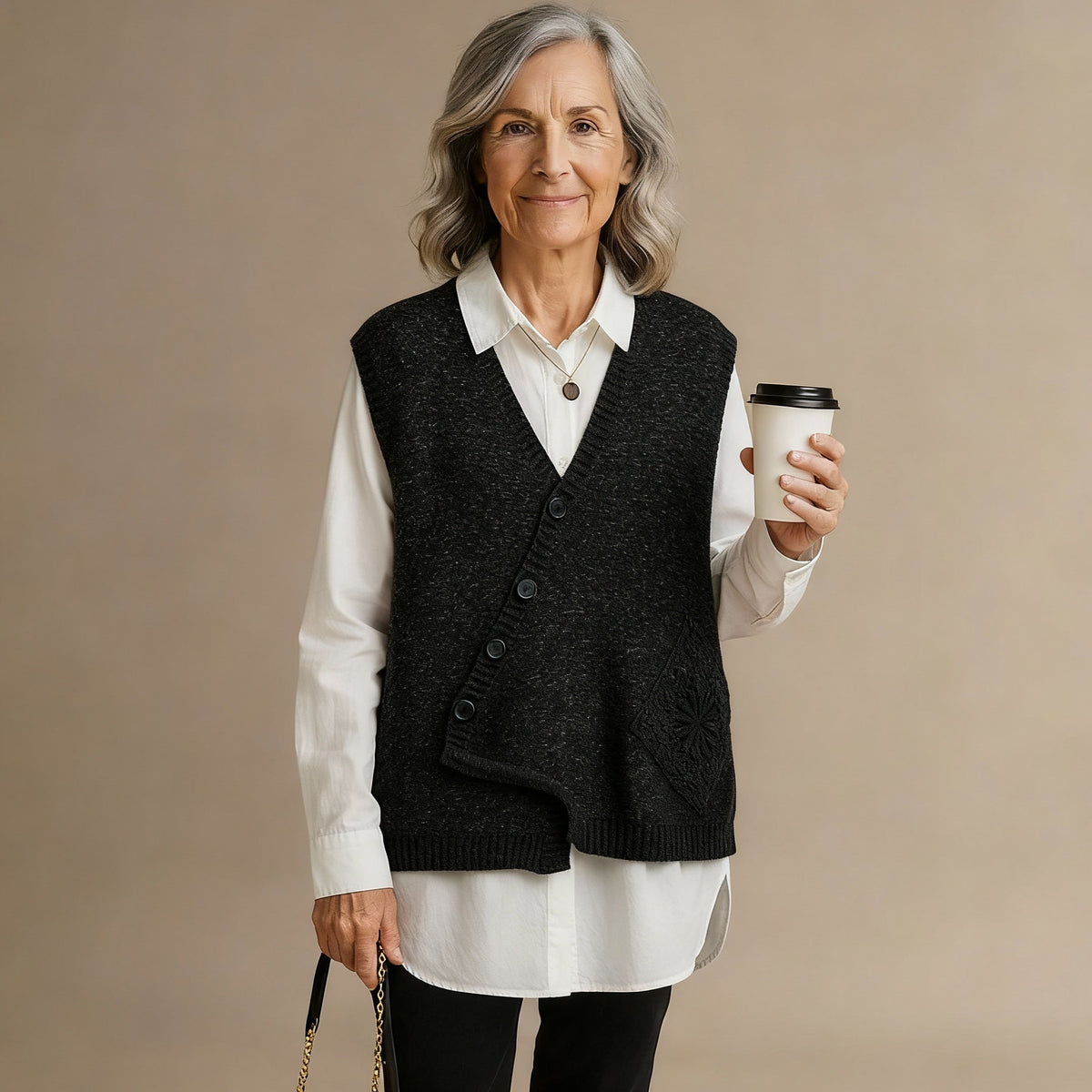THE ELOWYN | GILET IN MAGLIA
