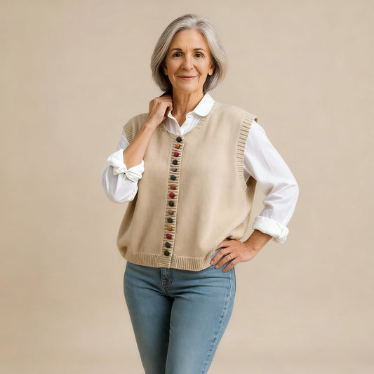 IL ROSALIE | GILET IN MAGLIA