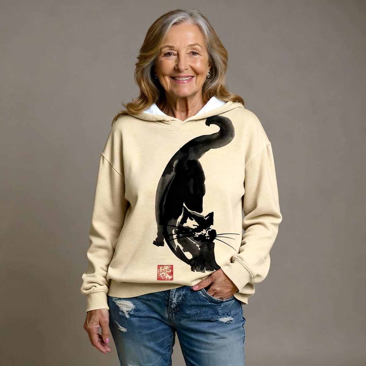 IRIS | FELPA CON CAPPUCCIO GENTLE WARM