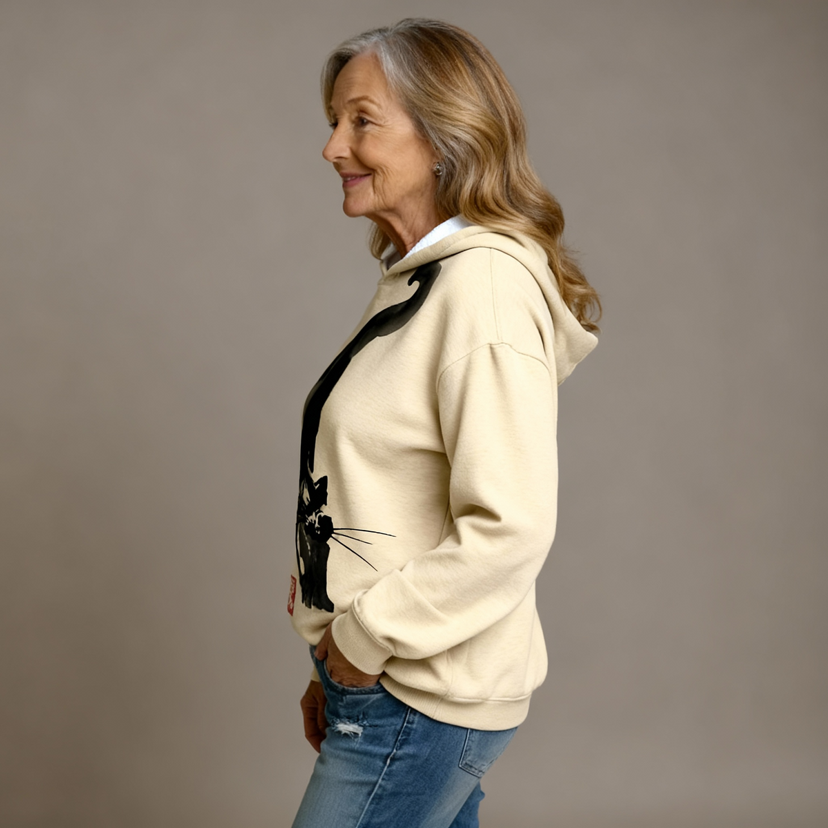 IRIS | FELPA CON CAPPUCCIO GENTLE WARM