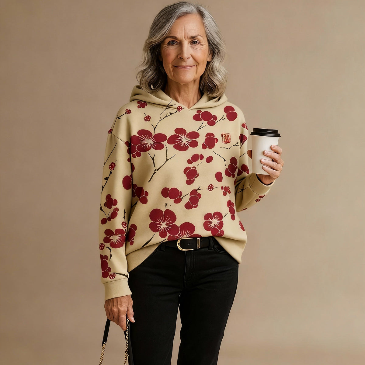 OLIVIA | FELPA CON CAPPUCCIO