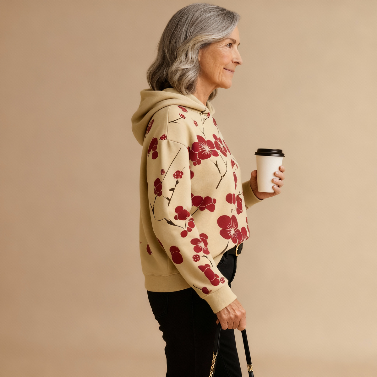OLIVIA | FELPA CON CAPPUCCIO