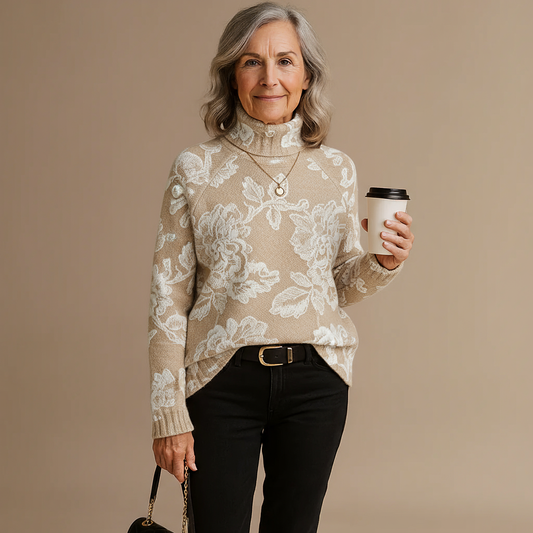 BELLA | MAGLIA DOLcevita VINTAGE A FIORI SENZA TEMPO