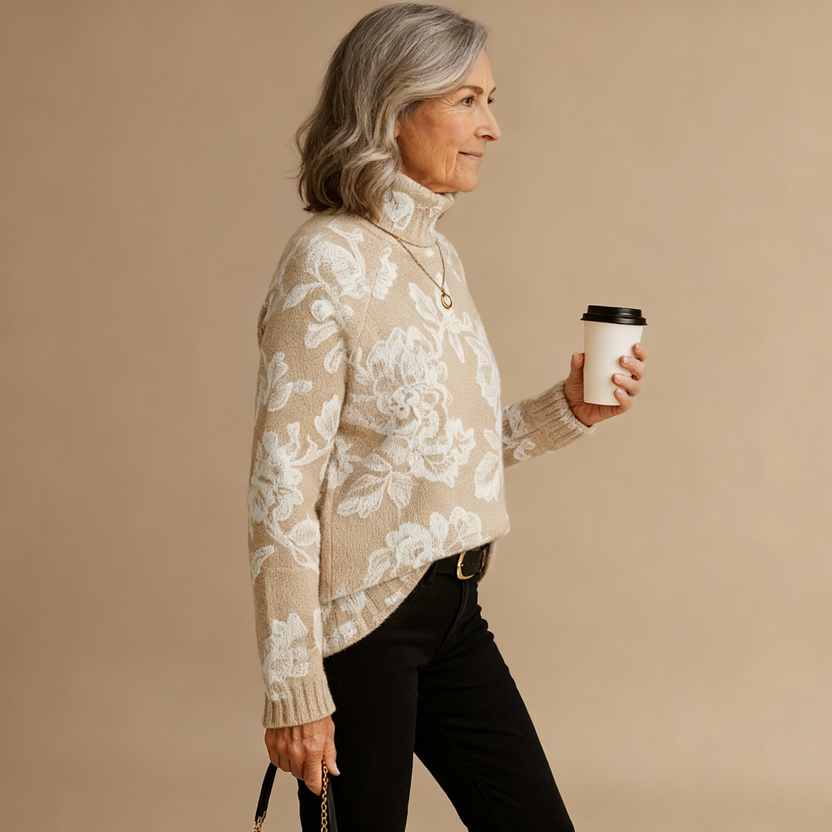 BELLA | MAGLIA DOLcevita VINTAGE A FIORI SENZA TEMPO