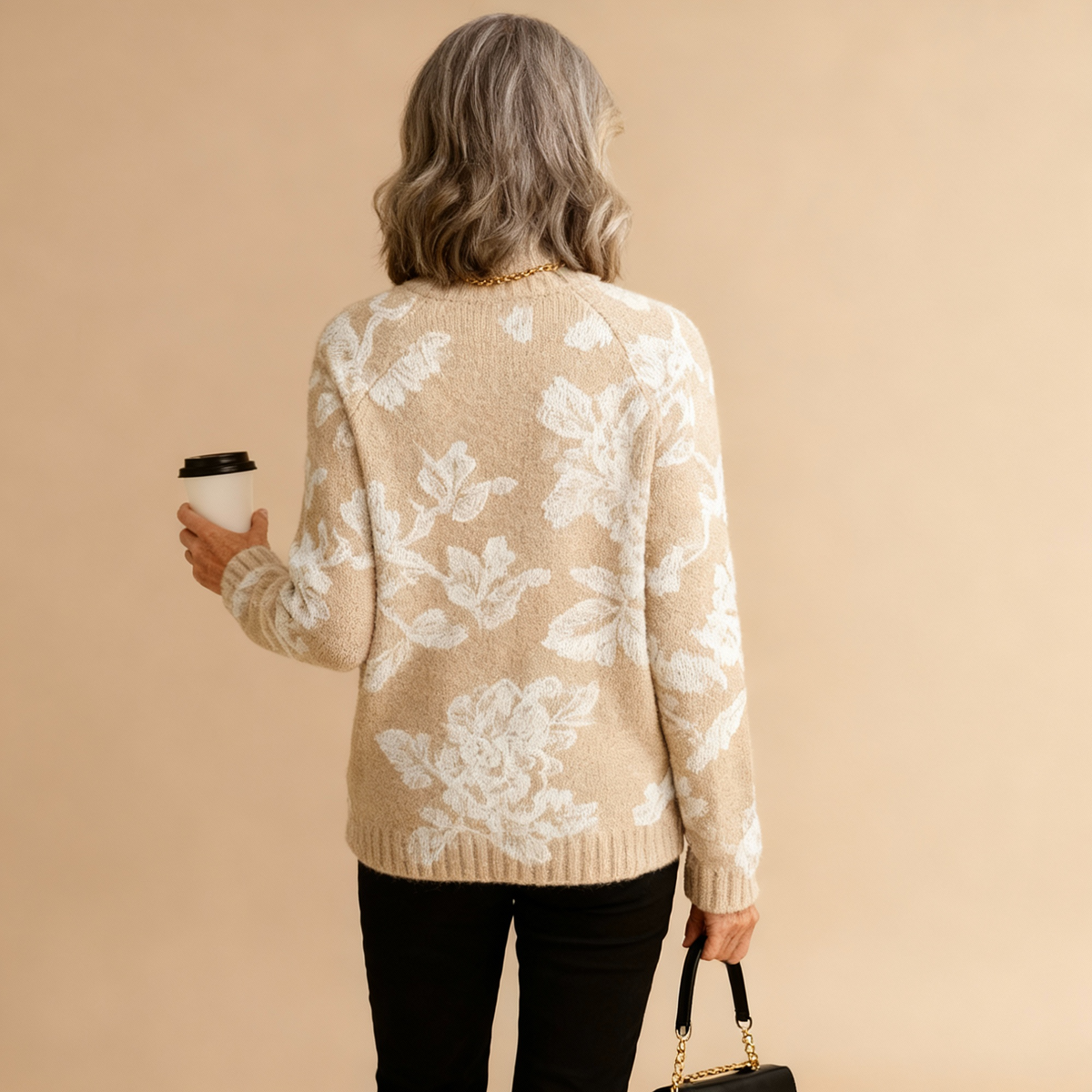 BELLA | MAGLIA DOLcevita VINTAGE A FIORI SENZA TEMPO
