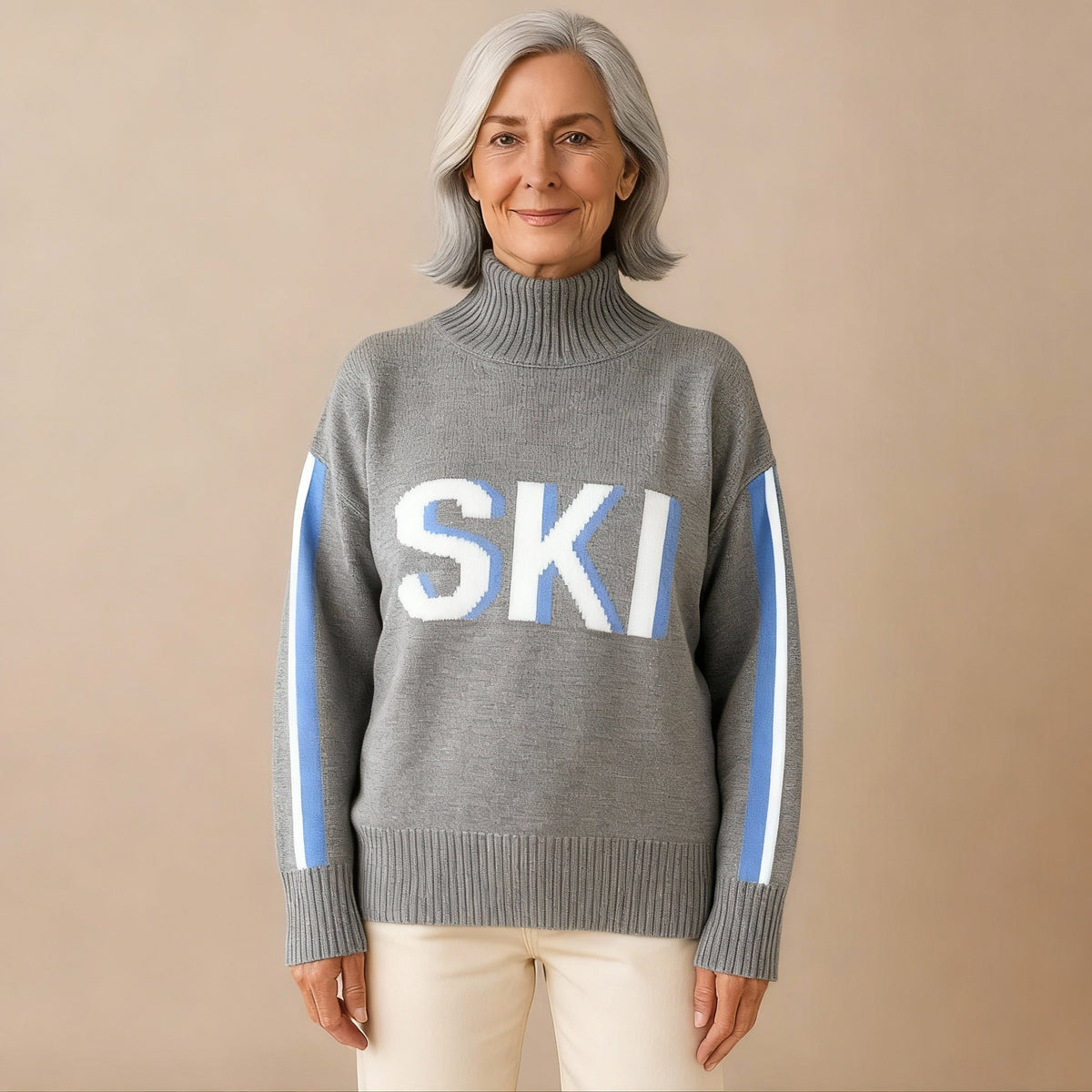 IMOGEN | MAGLIONE DA SCI RETRÒ A COLLO ALTO