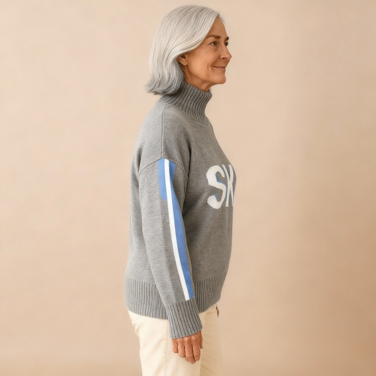 IMOGEN | MAGLIONE DA SCI RETRÒ A COLLO ALTO