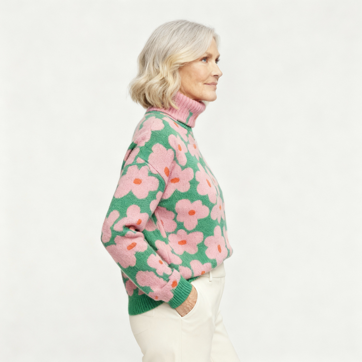 HOLLY | MAGLIONE NATALIZIO A MAGLIA CON ALBERO DI NATALE