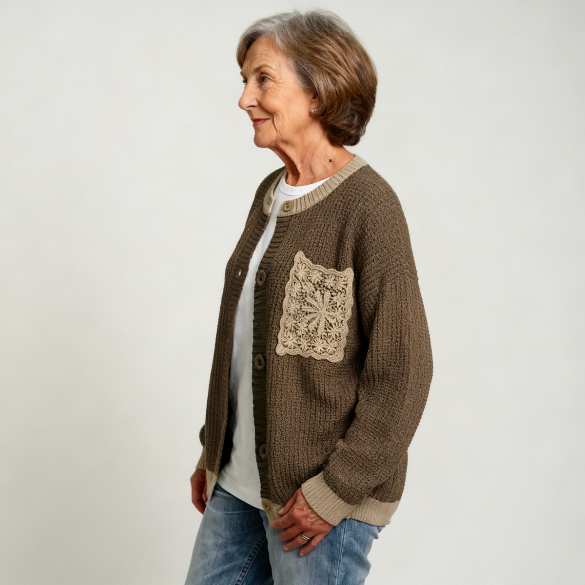 THE MARCELLINE | CAPPOTTO IN MAGLIA CON TASCHE