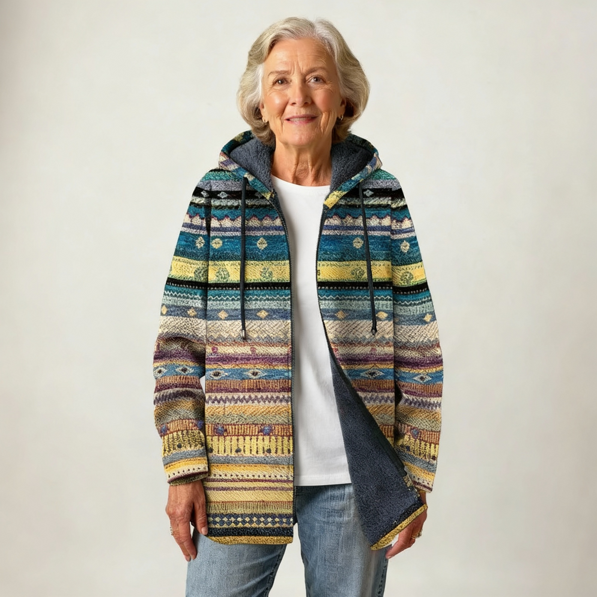 ANNET | CARDIGAN DI LUSSO ISPIRATO ALL'ARTE