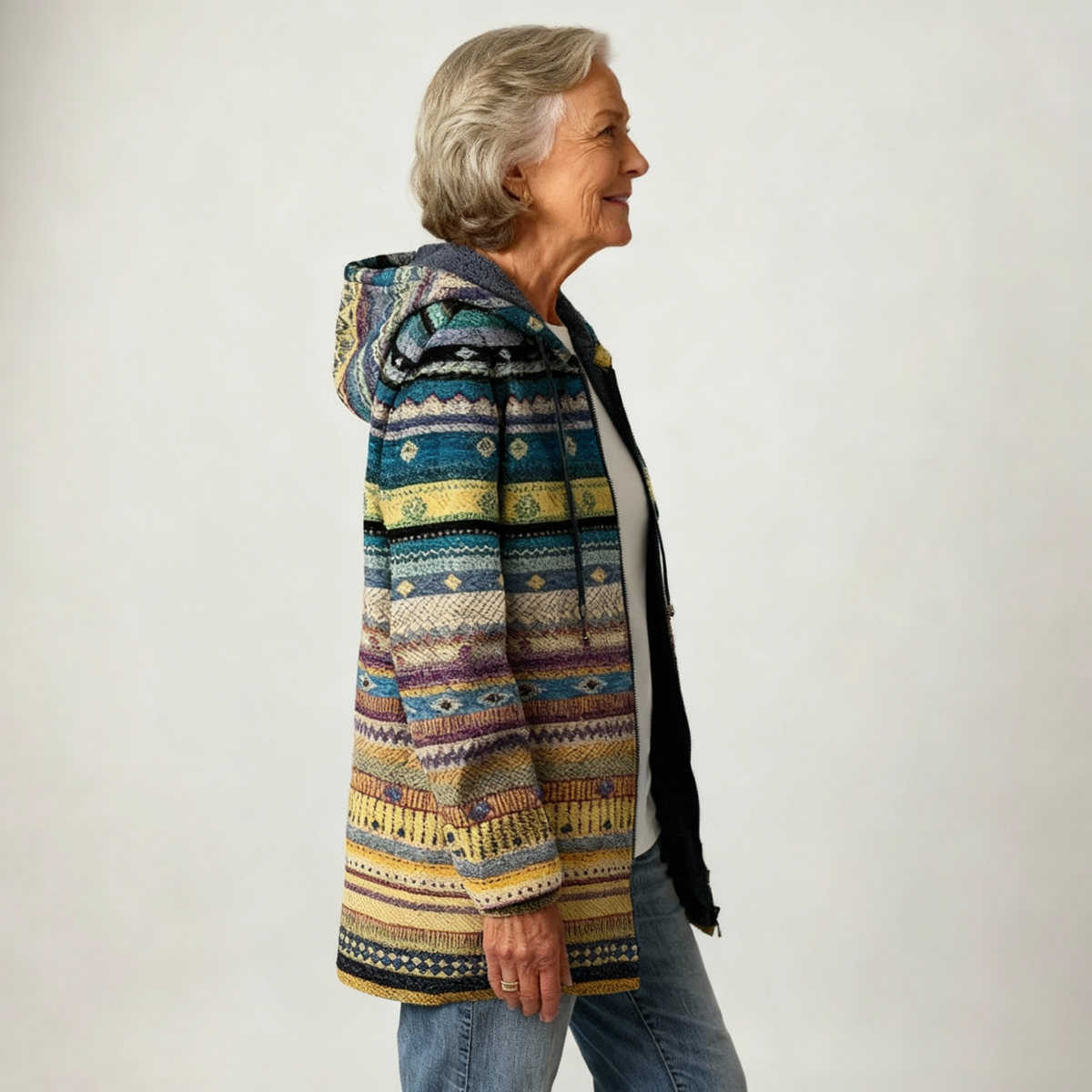 ANNET | CARDIGAN DI LUSSO ISPIRATO ALL'ARTE