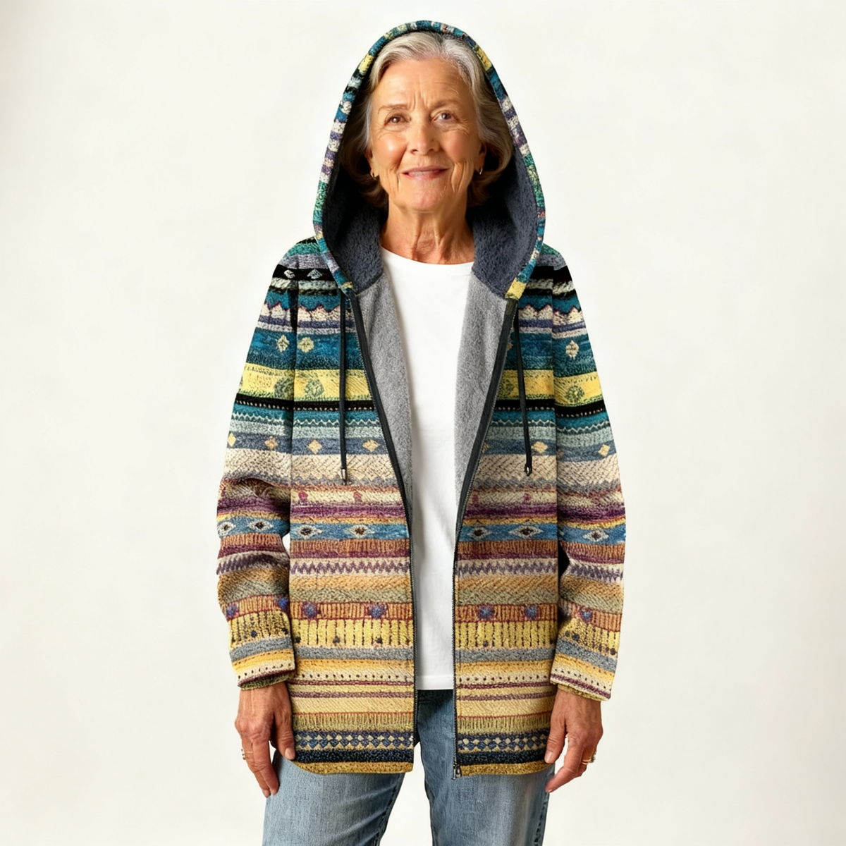 ANNET | CARDIGAN DI LUSSO ISPIRATO ALL'ARTE