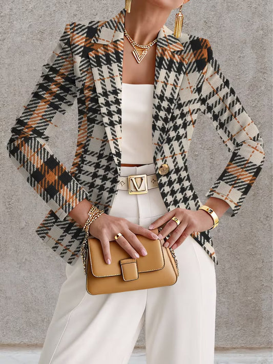 GHISLAINE | BLAZER PIED-DE-POULE
