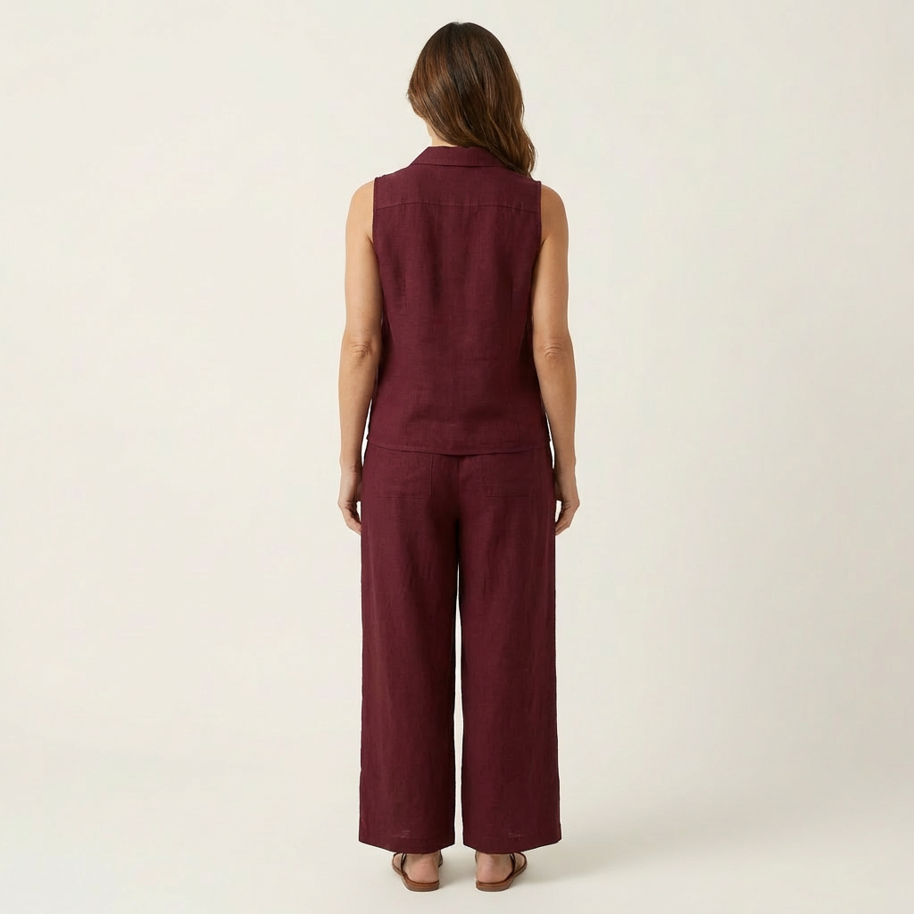 WREN | COMPLETO INCROCIATO E PANTALONI A GAMBA LARGA