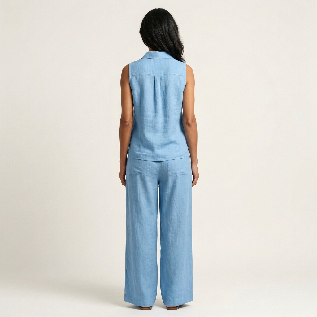 WREN | COMPLETO INCROCIATO E PANTALONI A GAMBA LARGA