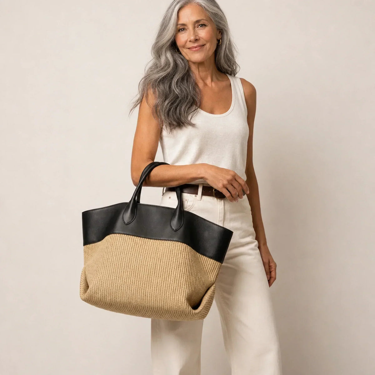 THE COLOURBLOCK | BORSA TOTE INTRECCIATA DA DONNA
