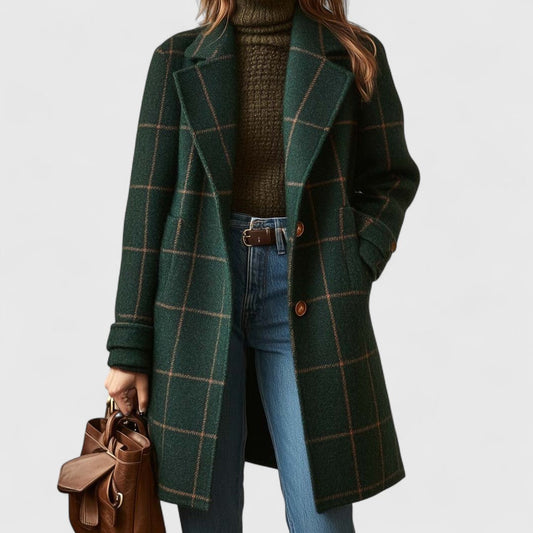 XAVINA | CAPPOTTO CLASSICO A QUADRI
