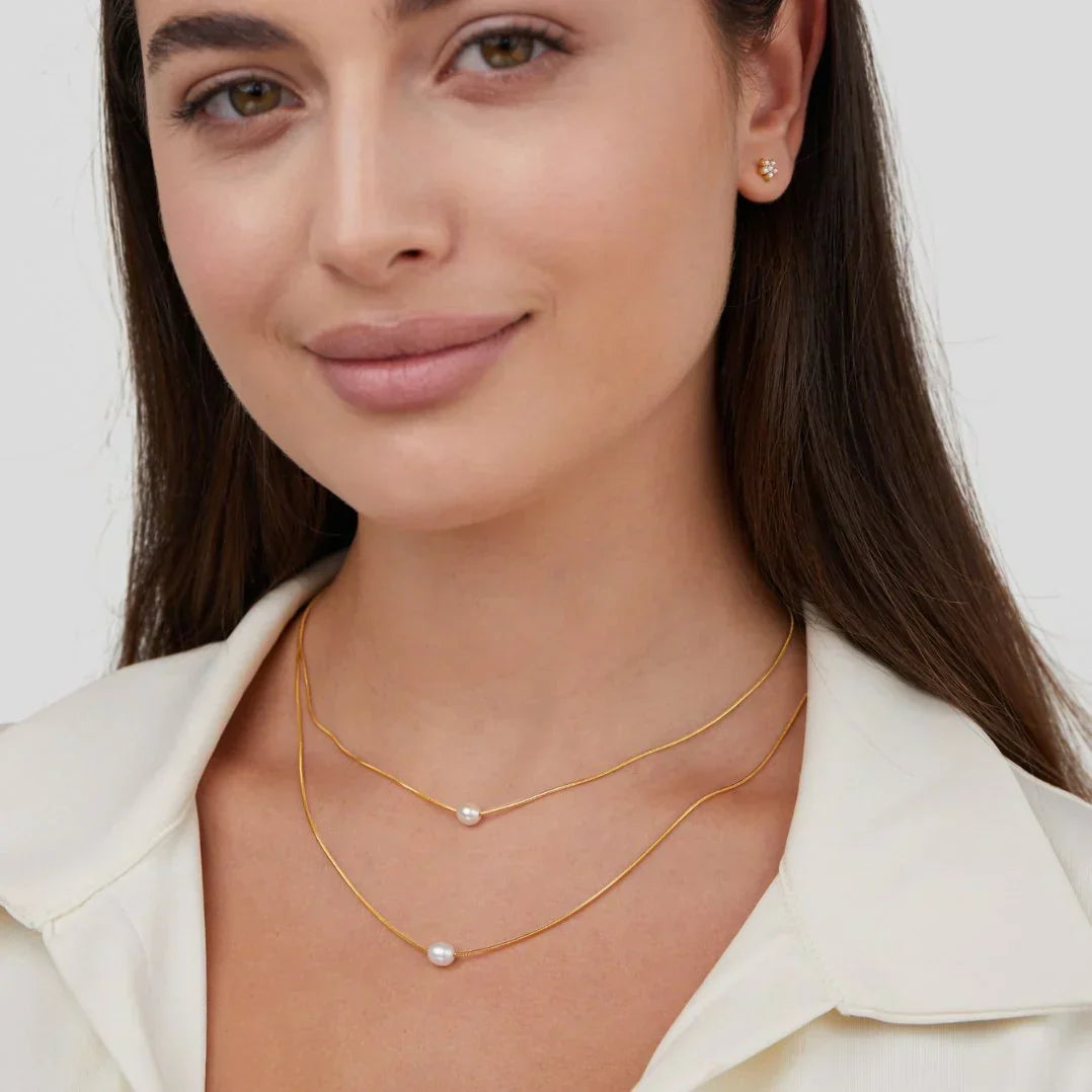 SERAPHINA | COLLANA DI PERLE A STRATI SOFISTICATA