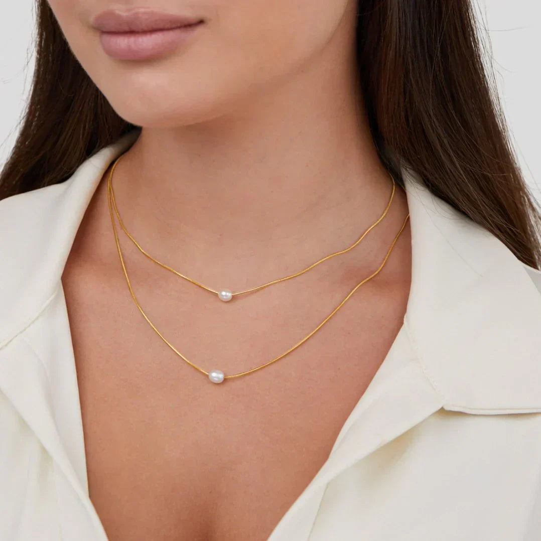 SERAPHINA | COLLANA DI PERLE A STRATI SOFISTICATA