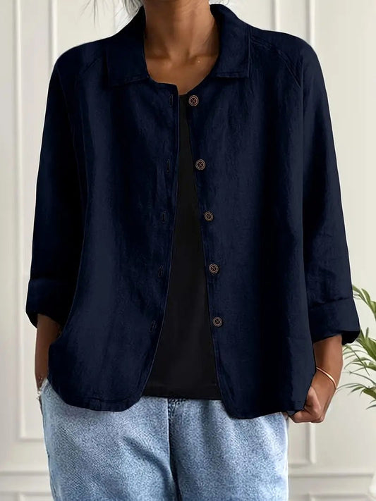 CERISETTE | CAMICETTA BLU NAVY DA GIORNO