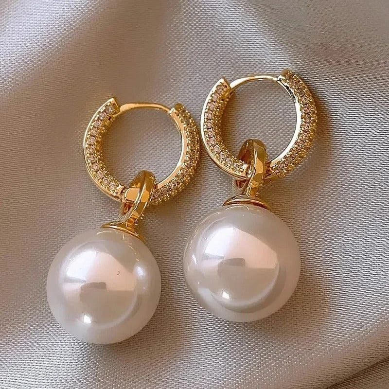 LUCIANA | ORECCHINI DI PERLE SMAGLIANTI