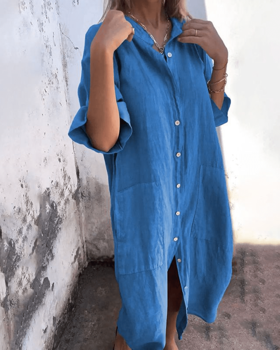 PHILIPPA | ABITO A CAMICIA IN STILE IBIZA