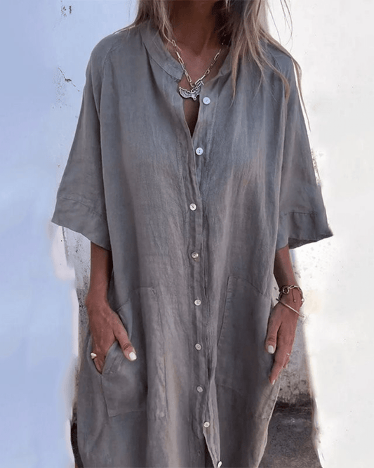 PHILIPPA | ABITO A CAMICIA IN STILE IBIZA