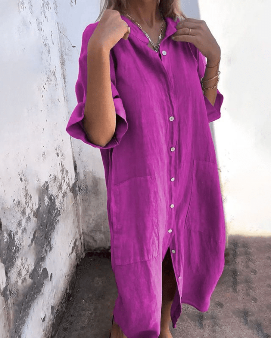 PHILIPPA | ABITO A CAMICIA IN STILE IBIZA