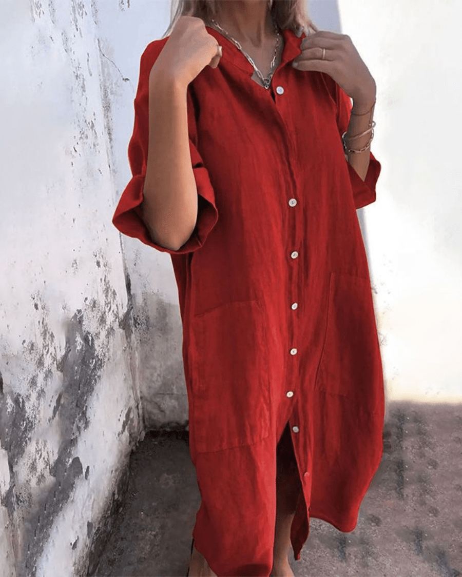PHILIPPA | ABITO A CAMICIA IN STILE IBIZA