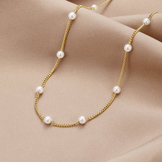 AURELIA | COLLANA DI PERLE E ORO SENZA TEMPO