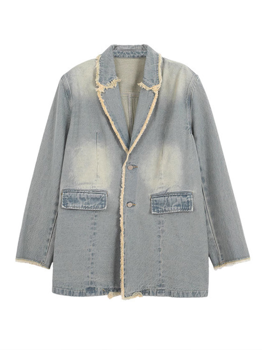 DIONNE | BLAZER OVERSIZE STILE VINTAGE CON BORDI A VIVO