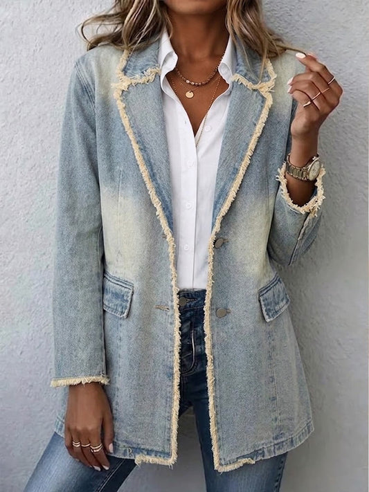 DIONNE | BLAZER OVERSIZE STILE VINTAGE CON BORDI A VIVO
