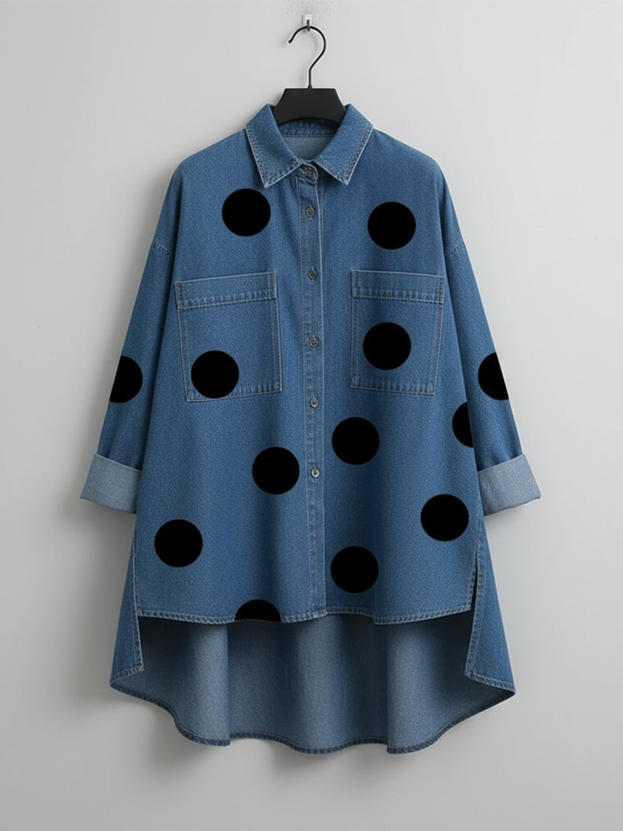 BRIGITTA | CAMICIA OVER A POIS