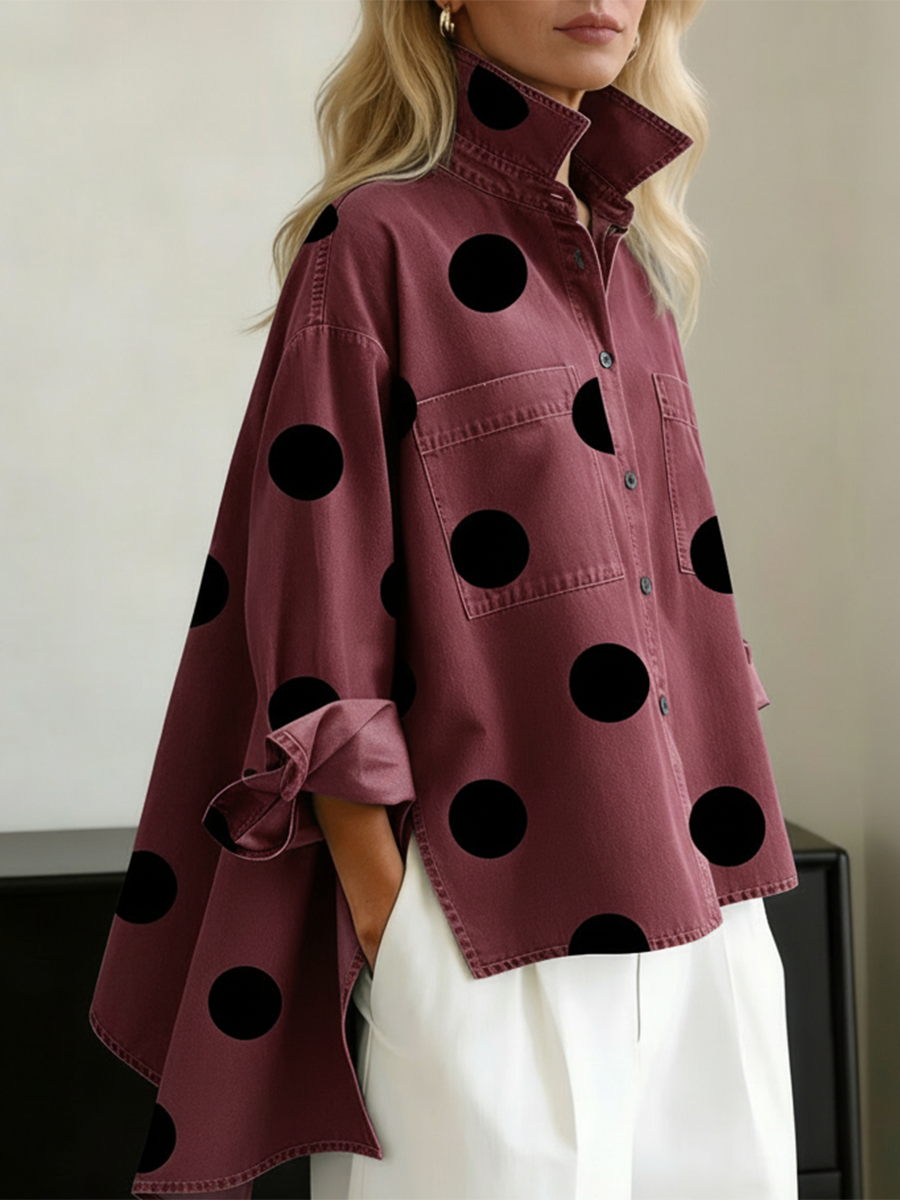BRIGITTA | CAMICIA OVER A POIS