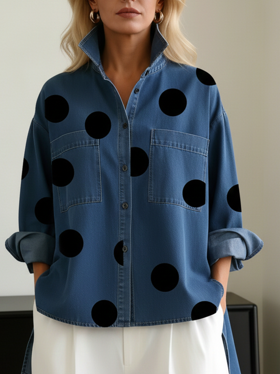BRIGITTA | CAMICIA OVER A POIS