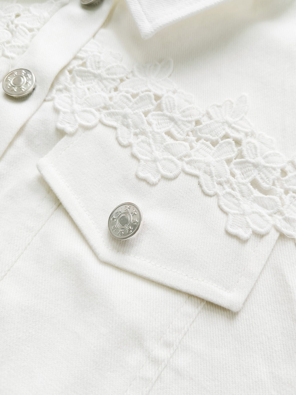 SUNNELACE | GIACCA CON INSERTI IN PIZZO