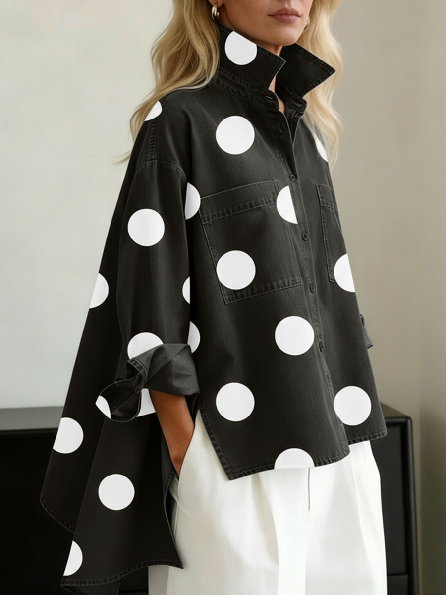 BRIGITTA | CAMICIA OVER A POIS