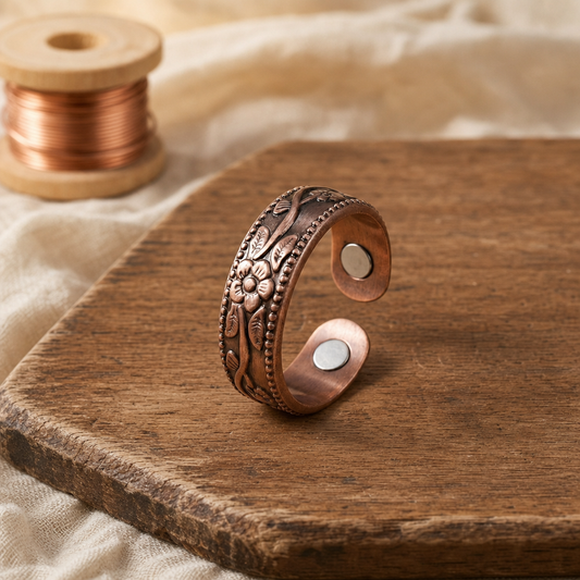 EVIE | ANELLO PETAL RAME