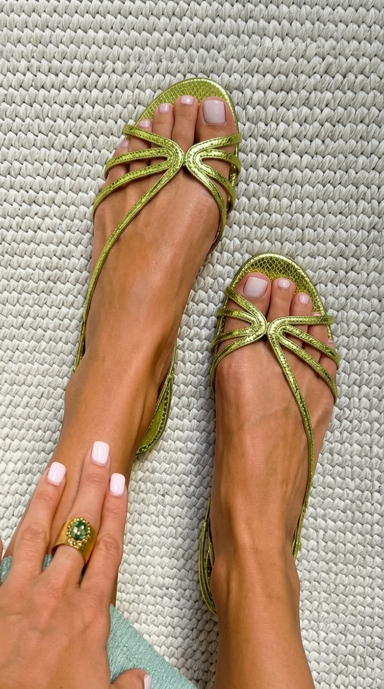 MARTA | SANDALI ORO: ELEGANZA ESTIVA