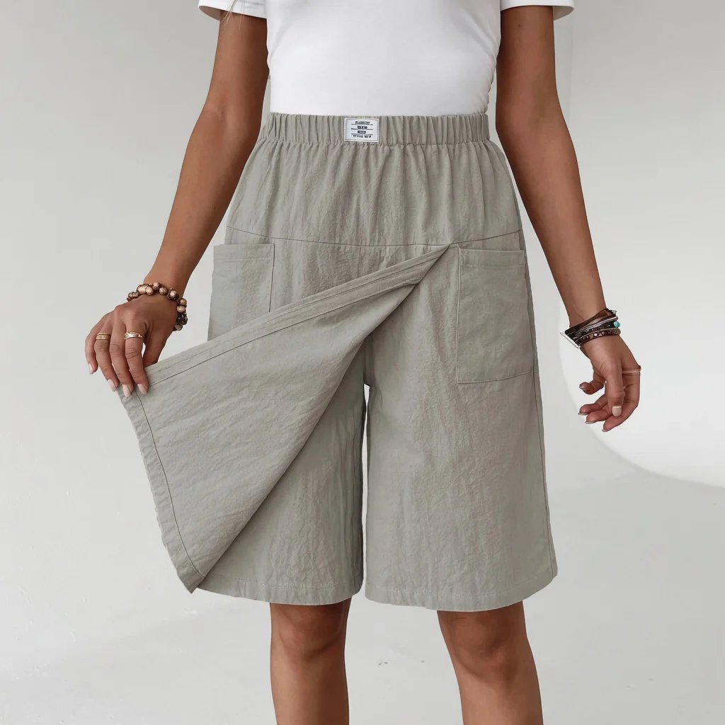 HEATHER | PANTALONCINI SPORTIVI ELASTICIZZATI CON TASCHE