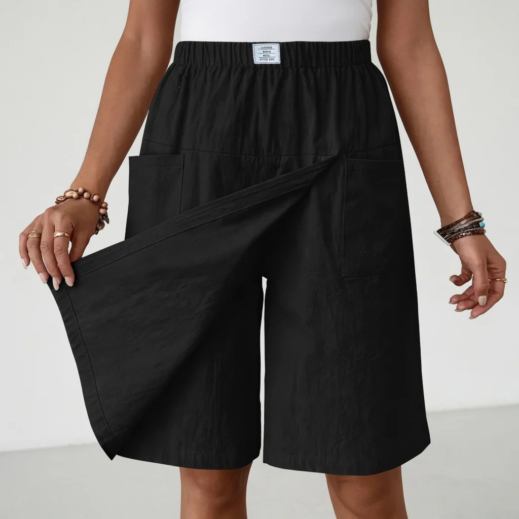 HEATHER | PANTALONCINI SPORTIVI ELASTICIZZATI CON TASCHE