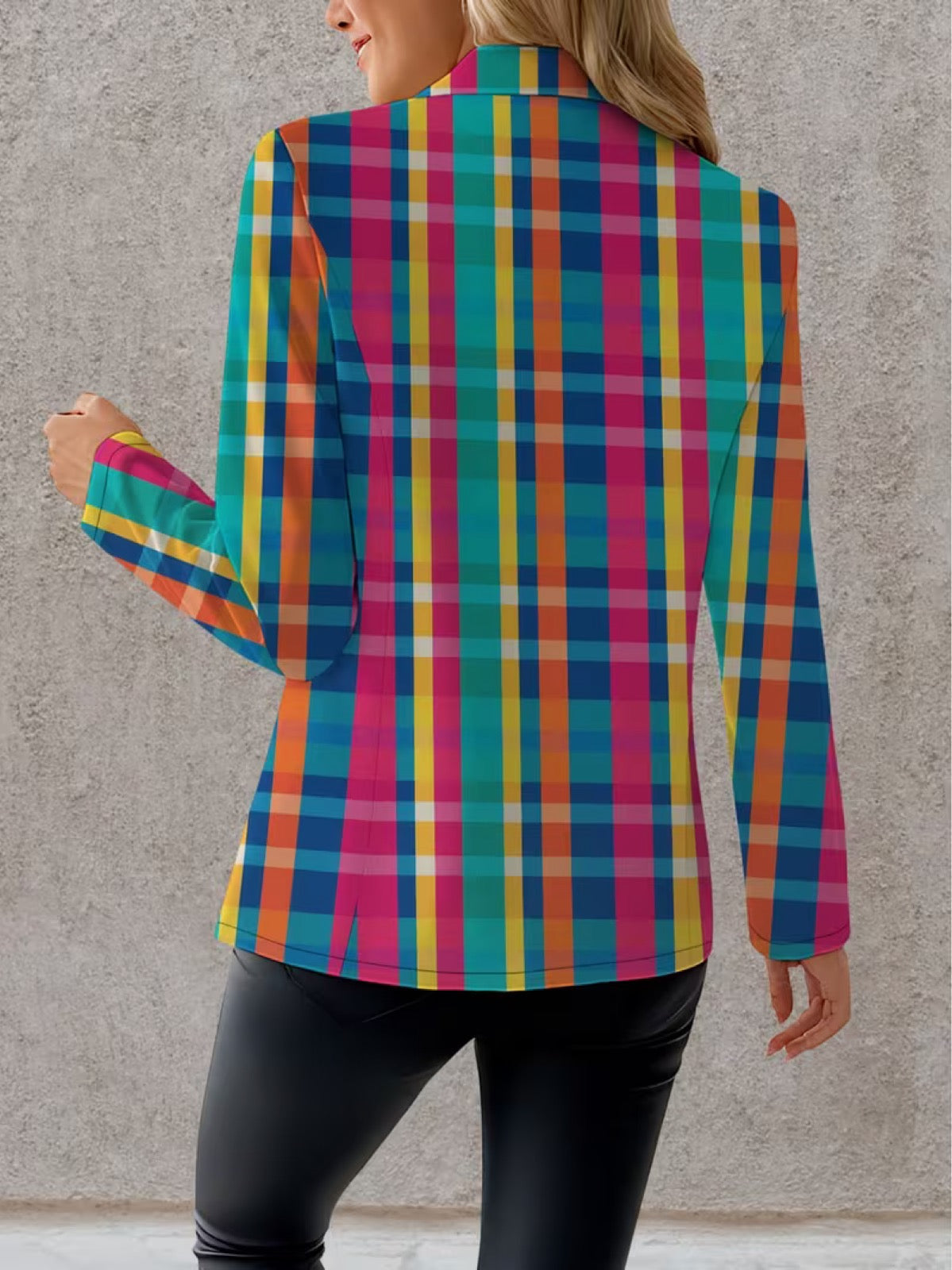 ROSALINE | BLAZER A QUADRI RAINBOW