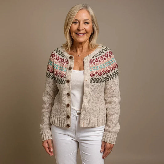 ELSIE | CARDIGAN ISLANDESE CLASSICO