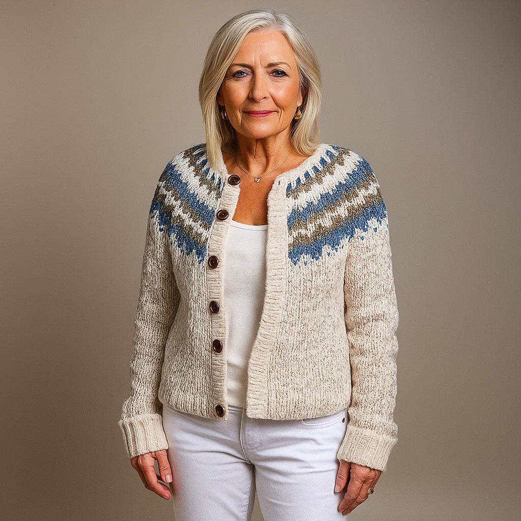 NORA | CARDIGAN ISLANDESE CLASSICO