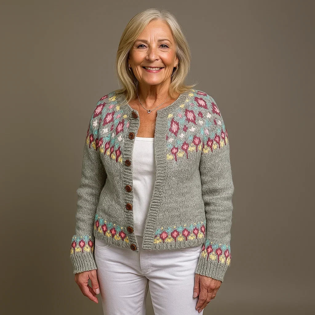 VIOLET | CARDIGAN ISLANDESE CLASSICO
