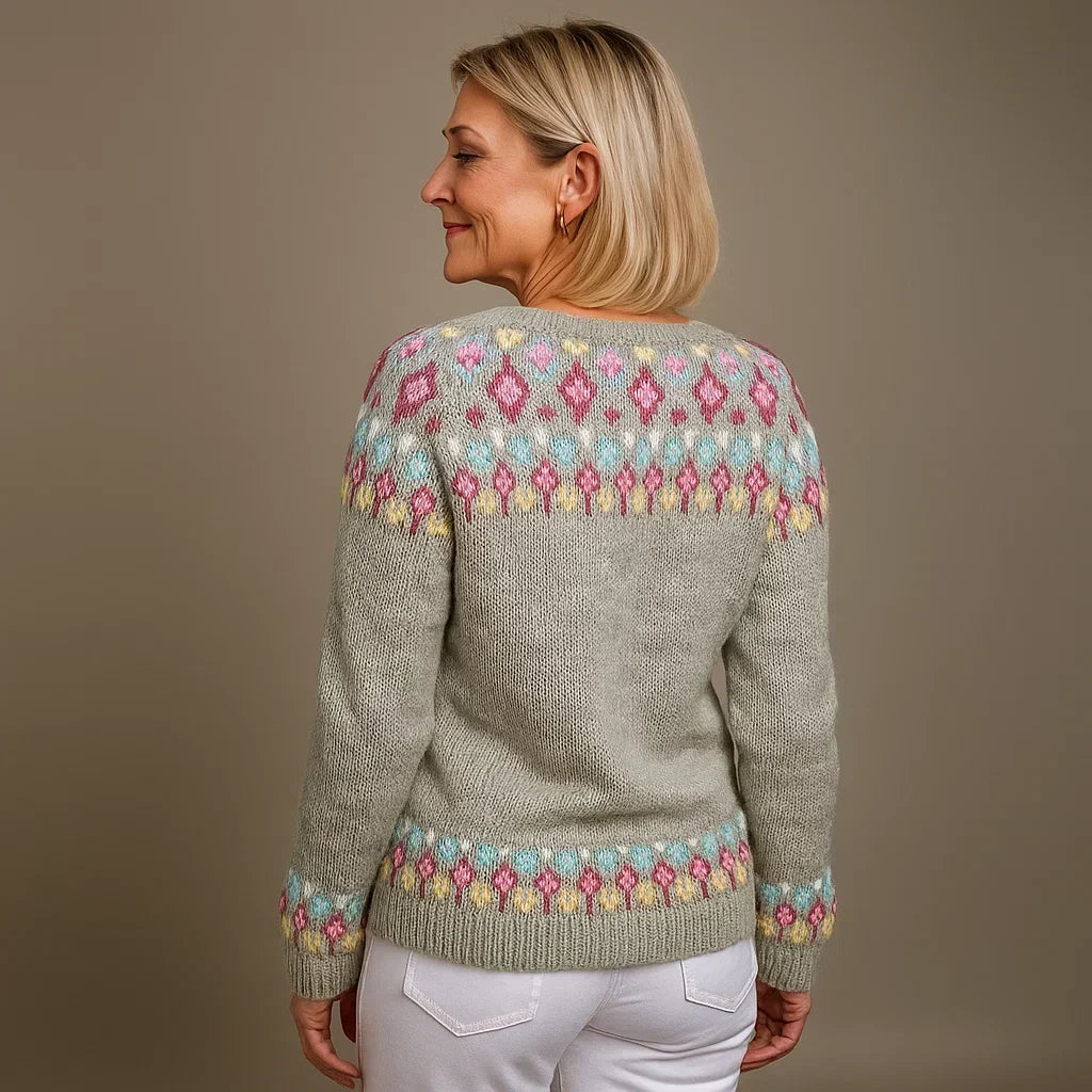 VIOLET | CARDIGAN ISLANDESE CLASSICO