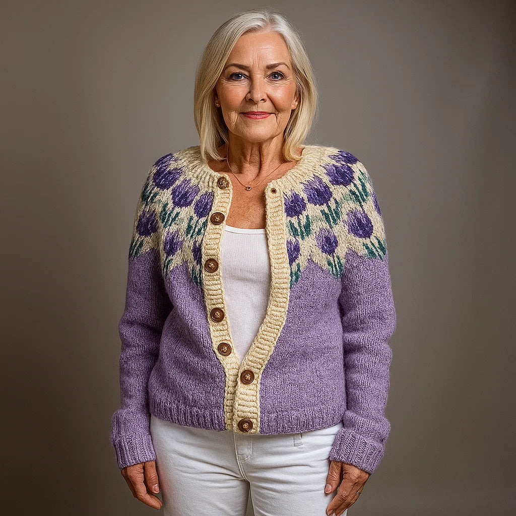 ELIN | CARDIGAN VINTAGE CLASSICO ISLANDESE