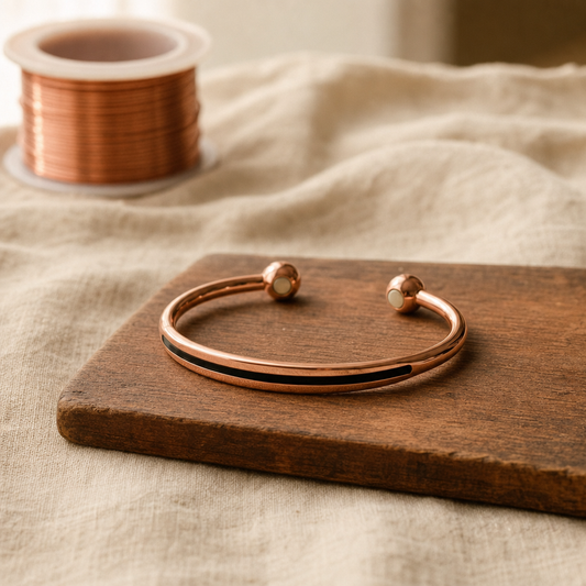 POPPY | BRACCIALE IN RAME VENATO